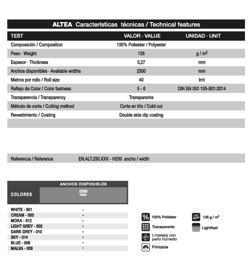 Valores Tejidos Alteea